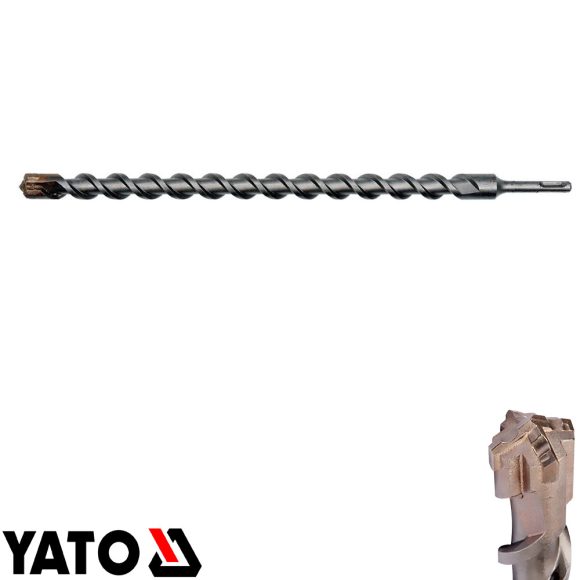 Yato YT-41959 SDS-Plus négyélű fúrószár X-Tip karbid fejjel - 25x460 mm