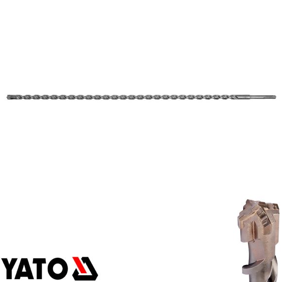 Yato YT-41963 SDS-Plus négyélű fúrószár X-Tip karbid fejjel - 12x600 mm