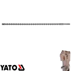   Yato YT-41967 SDS-Plus négyélű fúrószár X-Tip karbid fejjel - 22x600 mm
