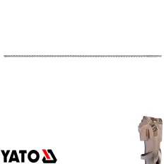   Yato YT-41969 SDS-Plus négyélű fúrószár X-Tip karbid fejjel - 12x1000 mm