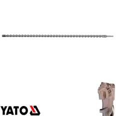   Yato YT-41974 SDS-Plus négyélű fúrószár X-Tip karbid fejjel - 25x1000 mm