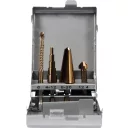Yato YT-44705 lépcsős fúró multi készlet, 4 részes 1/4" bit befogású