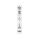 Yato YT-44723 kúpos süllyesztő fémre HSS 10,4 mm - 1/4" bit befogás