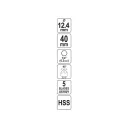 Yato YT-44724 kúpos süllyesztő fémre HSS 12,4 mm - 1/4" bit befogás