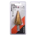 Yato YT-44742 lépcsős fúró HSS-TiN, 10-45 mm