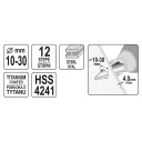 Yato YT-44746 lépcsős fúró HSS-TiN, 10-30 mm