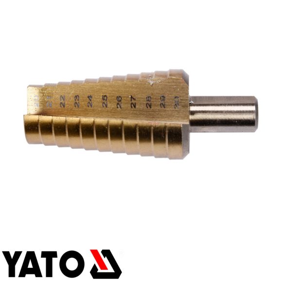 Yato YT-44747 lépcsős fúró HSS-TiN, 20-30 mm