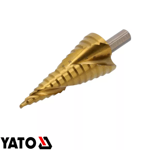 Yato YT-44748 lépcsős fúró HSS-TiN, 4-32 mm