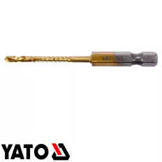   Yato YT-44820 fém marófúró 3,0 x 70 mm HSS-TiN - 1/4" bit befogású