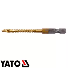   Yato YT-44821 fém marófúró 4,0 x 78 mm HSS-TiN - 1/4" bit befogású