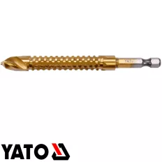   Yato YT-44828 fém marófúró 10,0 x 105 mm HSS-TiN - 1/4" bit befogású