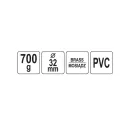 Yato YT-46191 sörétes kalapács réz fejjel - 700g