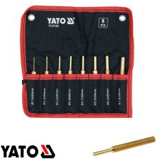   Yato YT-47124 sárgaréz csapszegkiütő készlet, 8 részes - 90mm