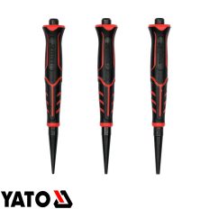   Yato YT-47155 kúpos kiütő készlet CrV, 3 részes - 125 mm (2K markolat)