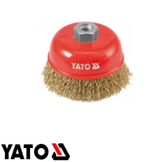Yato YT-4766 fazékkefe, M14 100 mm acél huzal, rezezett