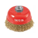 Yato YT-4766 fazékkefe, M14 100 mm acél huzal, rezezett