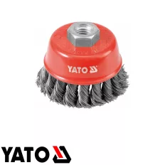 Yato YT-4767 fazékkefe, M14 60 mm sodrott acél