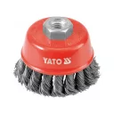 Yato YT-4767 fazékkefe, M14 60 mm sodrott acél