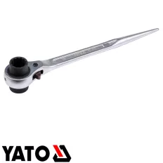 Yato YT-4937 racsnis állványkulcs CrV., 19x22 mm, 315 mm