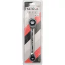 Yato YT-4945 fordítható kétvégű racsnis kulcs CrV., 10x13-17x19 mm, 200 mm