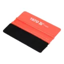 Yato YT-52550 műanyag simító filclappal fóliákhoz 100x73 mm