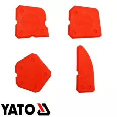 Yato YT-5261 szilikon fugakihúzó készlet, 4 részes