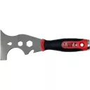 Yato YT-52870  kaparó spakli multifunkciós inox + 4 db bithegy