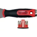 Yato YT-52870  kaparó spakli multifunkciós inox + 4 db bithegy