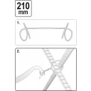 YATO YT-54230 huzalsodró, 210 mm