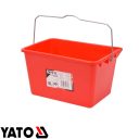 Yato YT-54740 szögletes festővödör (PP), skálázott, 6 L (fém füllel)