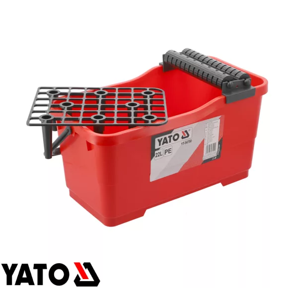 Yato YT-54750 burkoló vödör szett - 22 L (dupla görgő, rács)