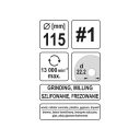 Yato YT-59166 ráspolykorong durva (1) 115 mm