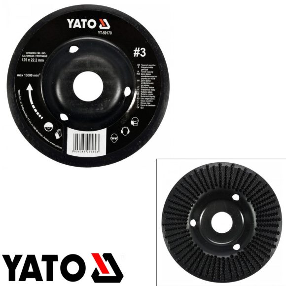 Yato YT-59170 ráspolykorong finom (3) 125 mm