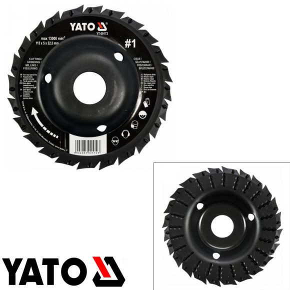 Yato YT-59173 ráspolyos vágótárcsa durva (1) 115 mm - konvex