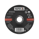Yato YT-5947 csiszolókorong, inox, Ø 125x6.8 x22.2 mm (süllyesztett)