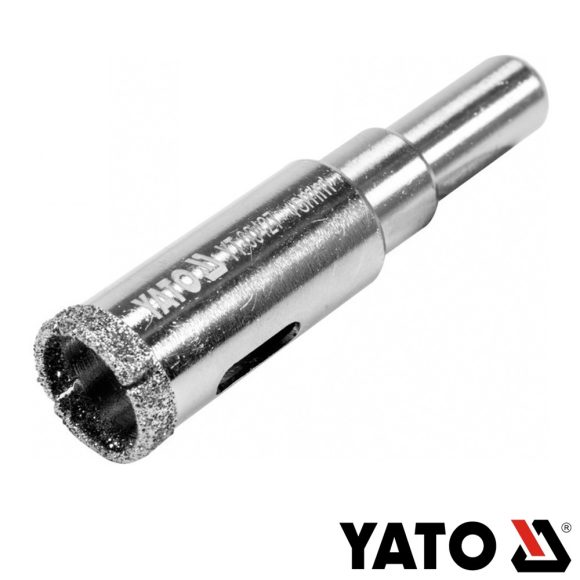 Yato YT-60427 gyémánt körkivágó (burkolóanyag), Ø 16 mm, hengeres befogás