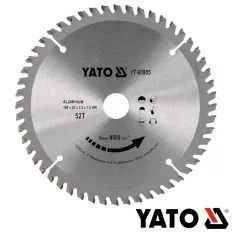   Yato YT-60905 körfűrészlap (alumínium), Ø 160x2.2/1.5x20.0 mm, 52T