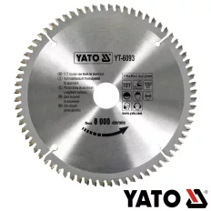   Yato YT-6093 körfűrészlap (alumínium), Ø 210x3.0/2.2x30.0 mm, 72T