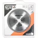 Yato YT-6093 körfűrészlap (alumínium), Ø 210x3.0/2.2x30.0 mm, 72T