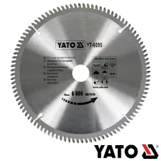   Yato YT-6095 körfűrészlap (alumínium), Ø 250x3.0/2.2x30.0 mm, 100T