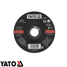   Yato YT-6121 csiszolókorong fémhez, Ø 115x6.0 x22.2 mm (süllyesztett)
