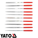 Yato 6144 tűreszelő készlet, 3x140 mm, finom (gyémántszemcsés), 10 részes