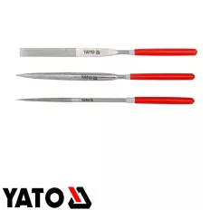   Yato 6150 tűreszelő készlet, 4x160 mm, finom (gyémántszemcsés), 3 részes