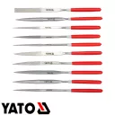Yato 6151 tűreszelő készlet, 3x160 mm, finom (gyémántszemcsés), 10 részes