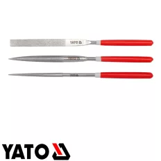   Yato 6155 tűreszelő készlet, 5x180 mm, finom (gyémántszemcsés), 3 részes