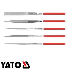   Yato 6156 tűreszelő készlet, 5x180 mm, finom (gyémántszemcsés), 5 részes