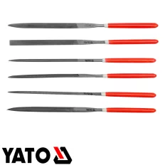   Yato 6160 tűreszelő készlet, 3x140 mm, finom (gyémántszemcsés), 6 részes