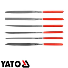   Yato YT-6161 tűreszelő készlet, 4x160 mm, finom (gyémántszemcsés), 6 részes