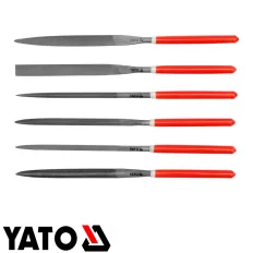   Yato 6162 tűreszelő készlet, 5x180 mm, finom (gyémántszemcsés), 6 részes