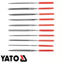 Yato 6164 tűreszelő készlet, 4x160 mm, finom (gyémántszemcsés), 10 részes